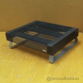 Rolodex Two-Tone Metal Mesh Small Monitor Stand